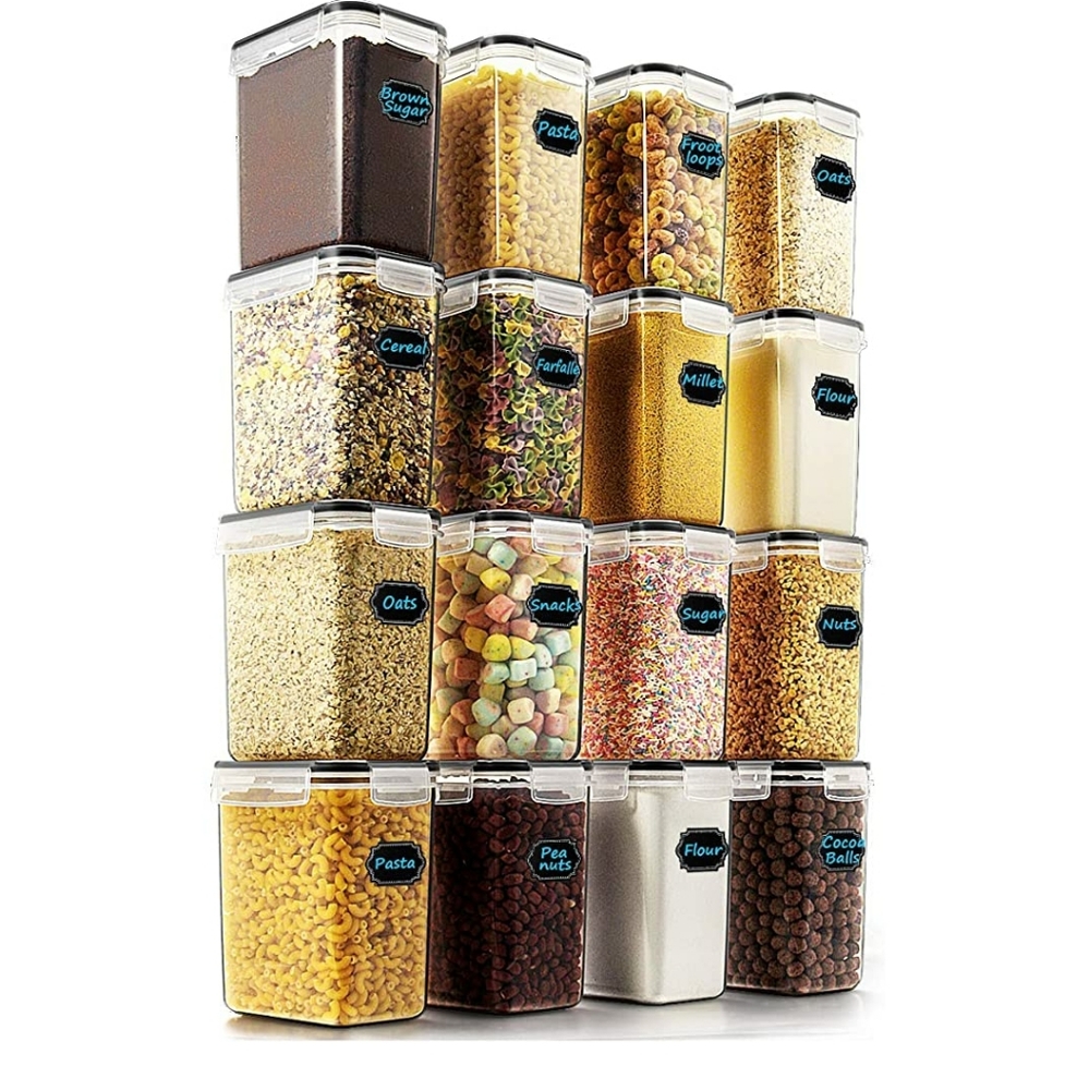 🆕️ Set of 16 Pcs Airtight Food Storage BPA Free